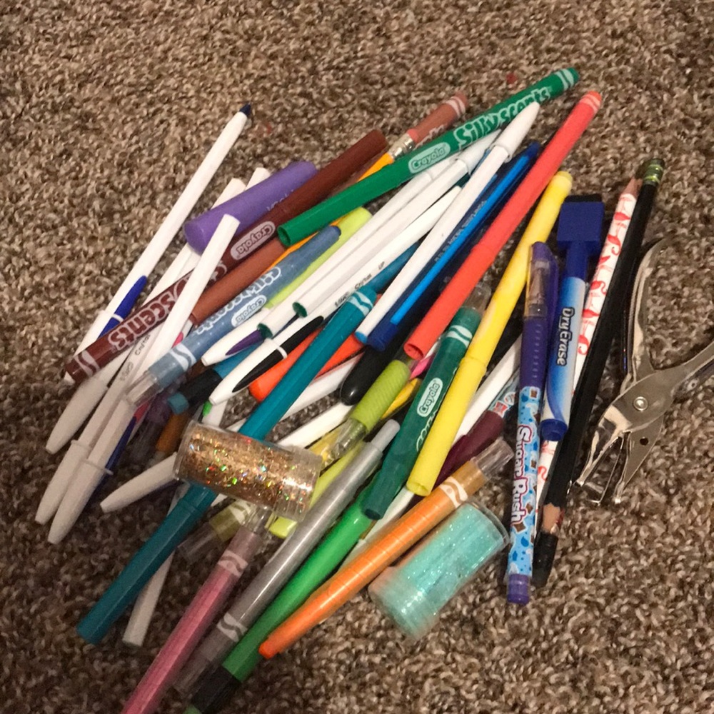 Coloring supplies